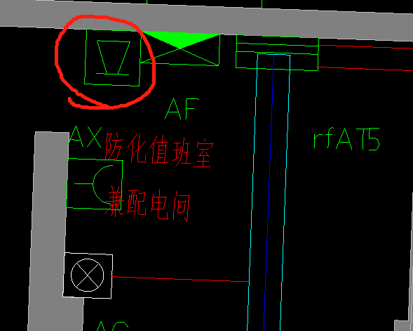 答疑：人防电气里面的，画圈是什么图例？