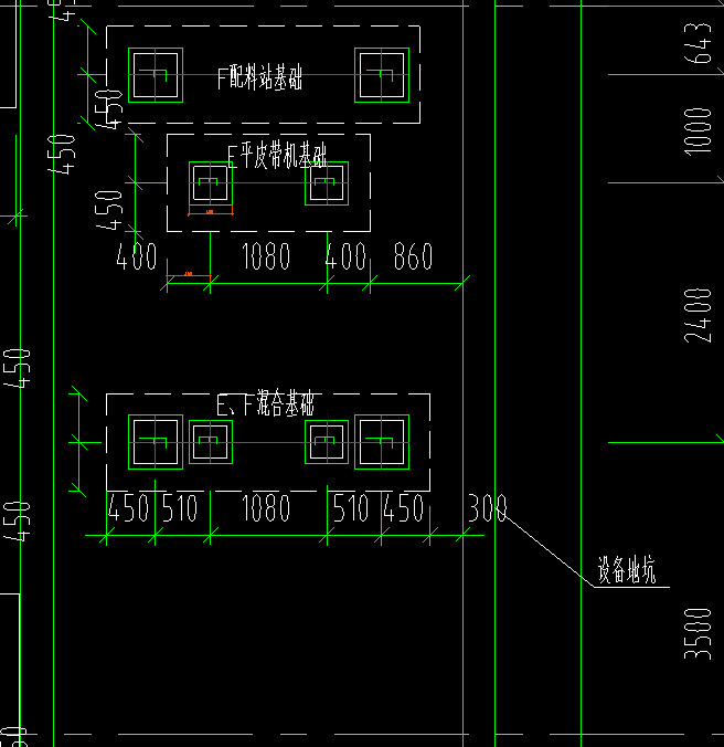 答疑：如图，这种设备基础广联达该怎么建模，筏板+柱+剪力墙吗？剪力墙画在哪个位置？