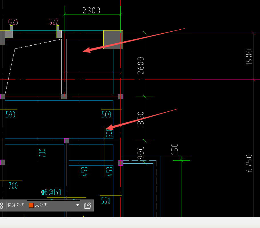 答疑：老师，这两根钢筋的布筋范围，帮忙看下
