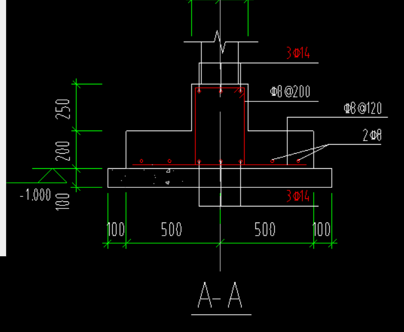 答疑：请问下图条基的分布筋 和受力筋应该怎么填