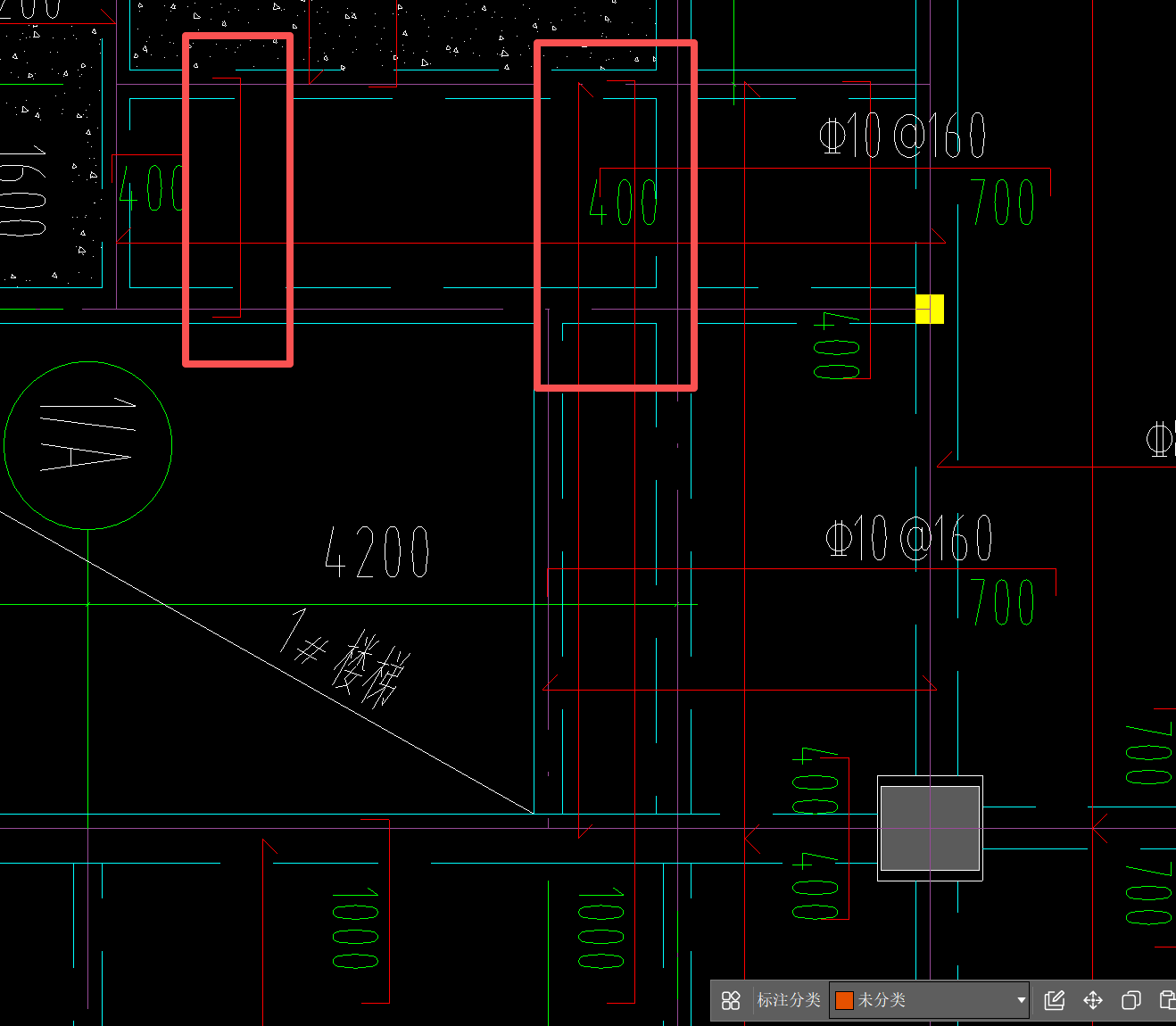 答疑：这里的跨版受力筋是不是重复布置了