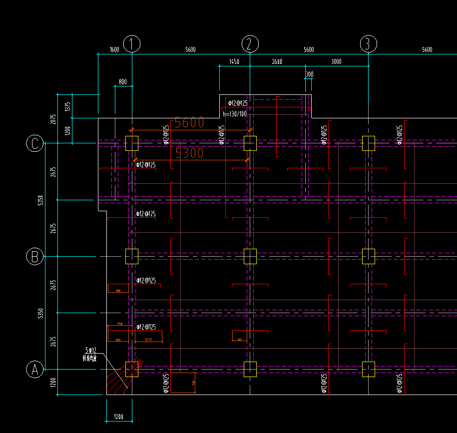 答疑：这个板负筋尺寸怎么算，大佬们给个公式