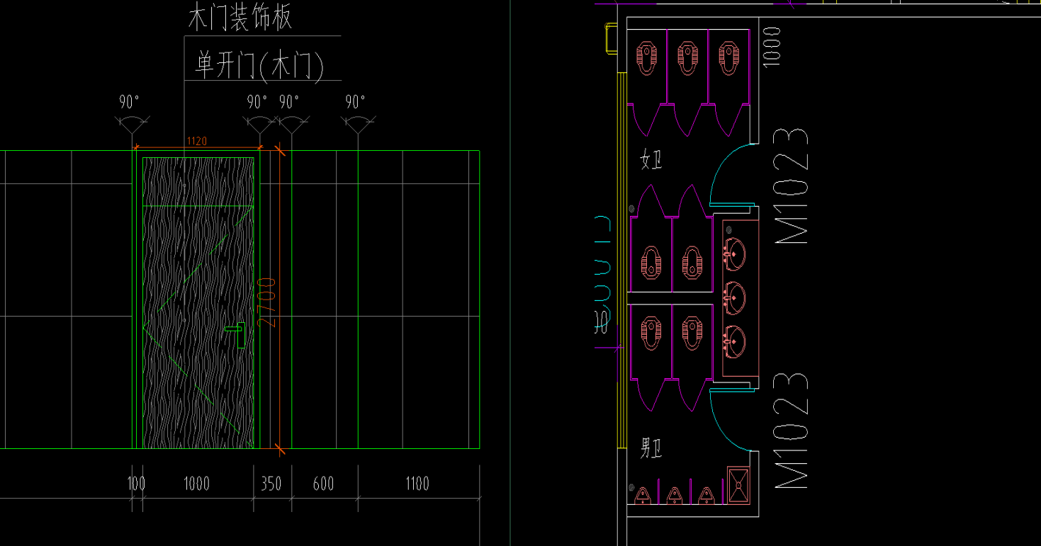 答疑：平面图为1023，立面图是2.7m高，上面的门头是定额包含，还是单独计算