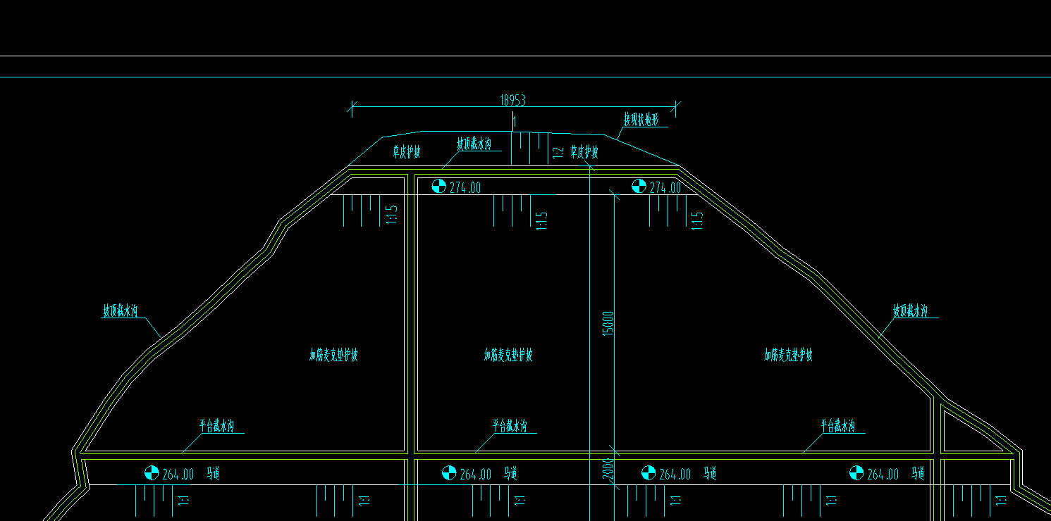 答疑：算高边坡工程量怎么计算？算图2上4项工程量