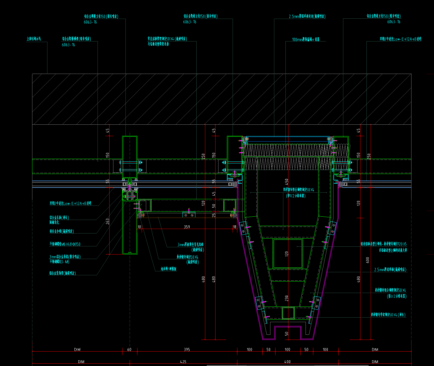 答疑：玻璃幕墙中有铝单板造型，需要扣除铝单板的面积吗？
