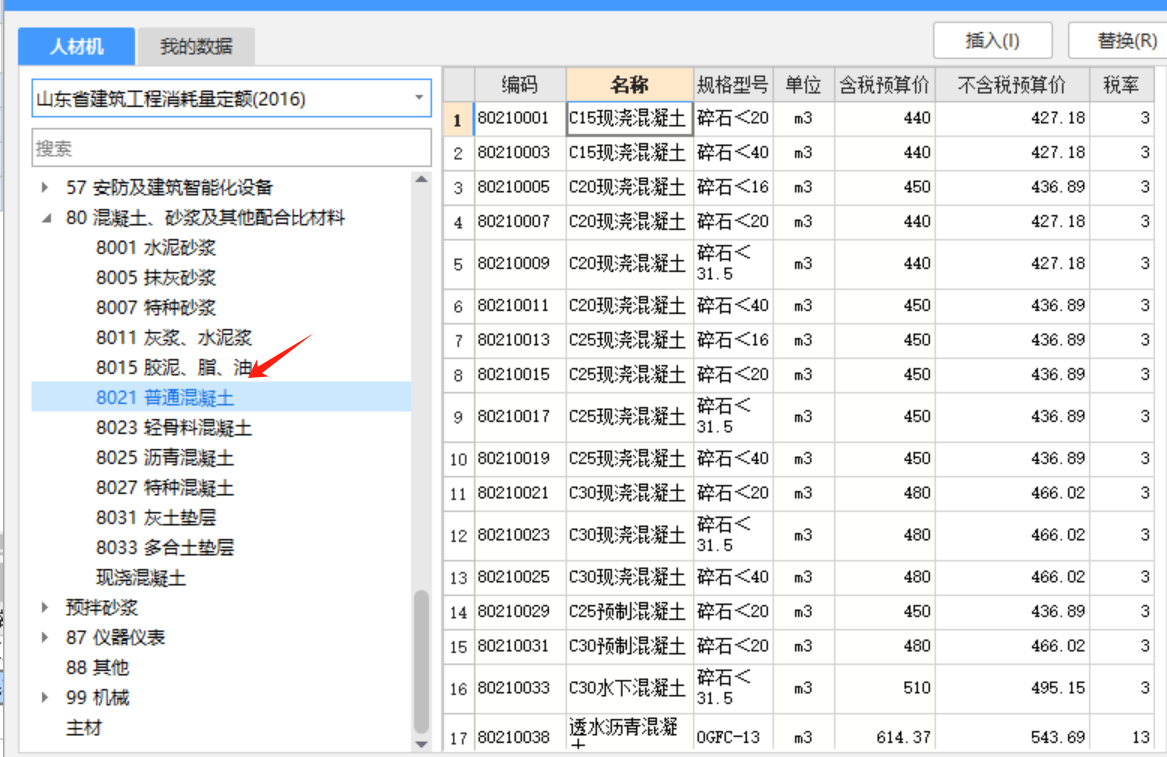 答疑：定额套混凝土是套普通混凝土里的现浇混凝土还是预拌混凝土？
