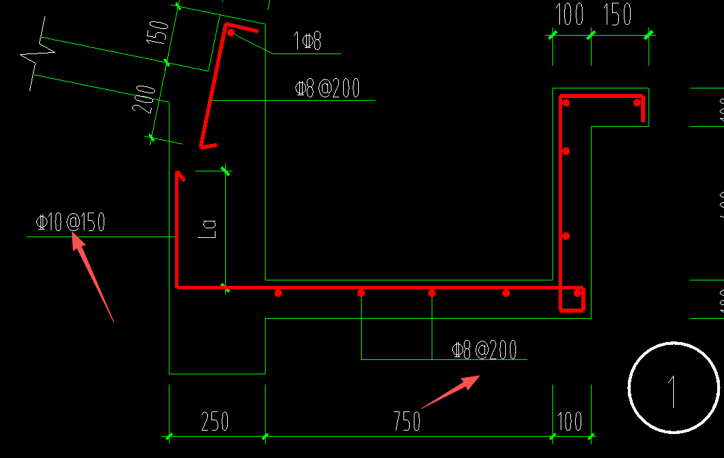 答疑：挑檐板钢筋这样设置对吗