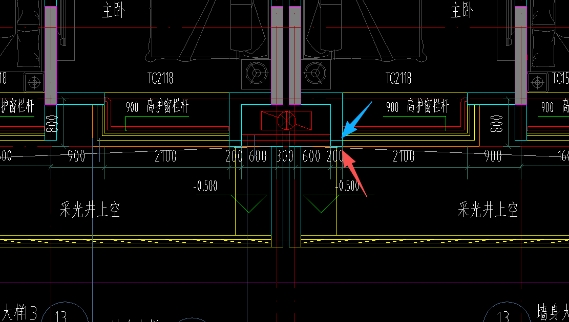 答疑：这个墙是到那条线