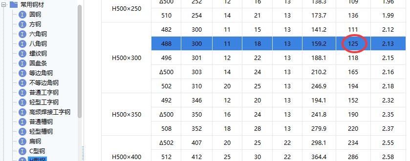 答疑：材质Q335B 热轧型钢梁 HM488*300*11*18 的理论重量是多少