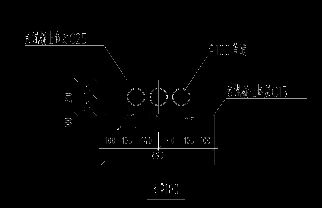 答疑：这样的混凝土包封怎么套清单定额呢？