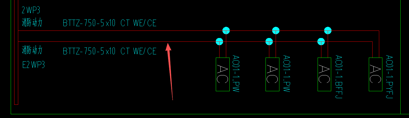 答疑：像这个回路电缆是一个连所有电箱还是单独每个电箱每跟