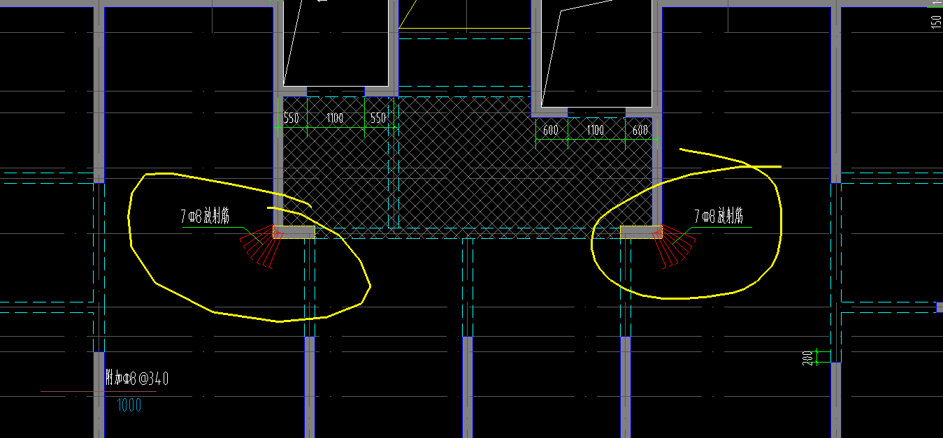 答疑：板结构图里这个放射筋是什么意思，怎么设置