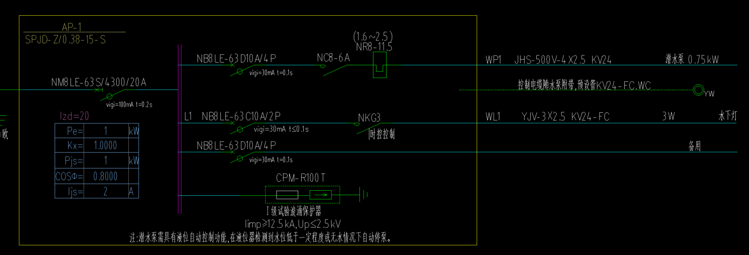 答疑：水泵控制箱里都有什么啊，按钮开关吗？