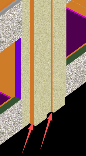 答疑：各位老师，有谁知道怎么设置计算图片中箭头所指部位墙体凸出的侧面面积