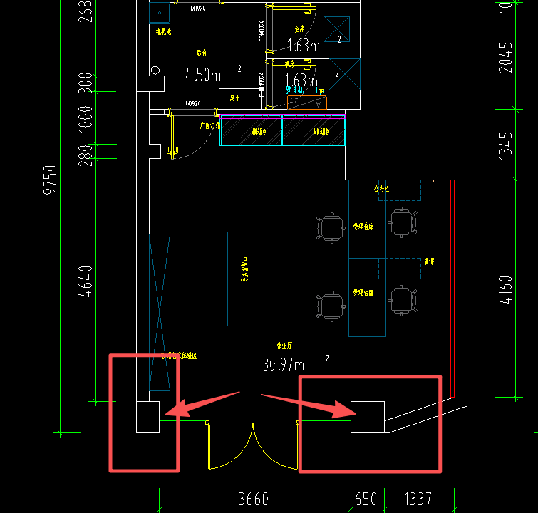 答疑：算天棚面时 这两个柱子的面积要扣减去吗