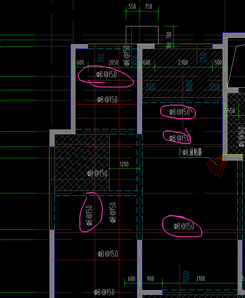 答疑：画圈这些是什么筋，板负筋吗