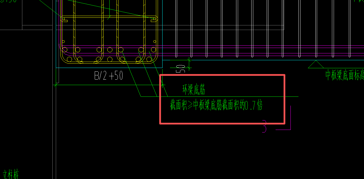 答疑：请问这个环梁的钢筋根数，是不是要根据给出的文字描述计算