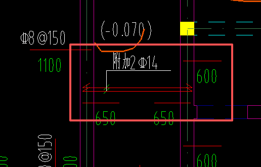 答疑：这个附加钢筋长度是多少？怎么算？墙轴线间距1800mm