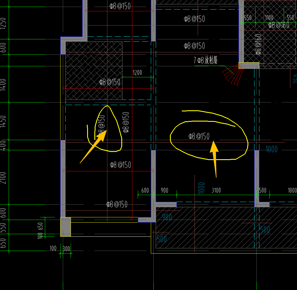 答疑：跨板受力筋布置范围可以和受力筋重叠吗