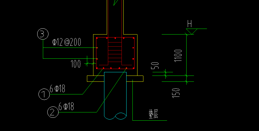 答疑：请问这个承台选那个大样