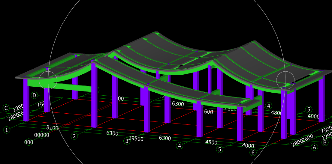 答疑：下拱形板的挑檐怎么画 尤其小竖墙 请教老师