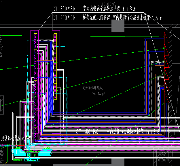 答疑：各位老师好，请问BA系统平面图纸中的线是沿图纸画还是配到桥架中计算呢