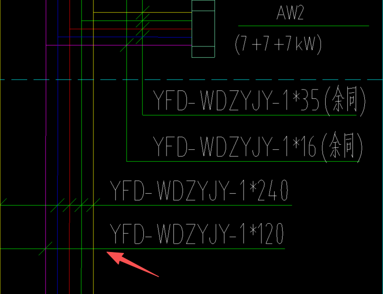 答疑：请问图中需要计算的是5根单芯电缆，还是计算5芯电缆