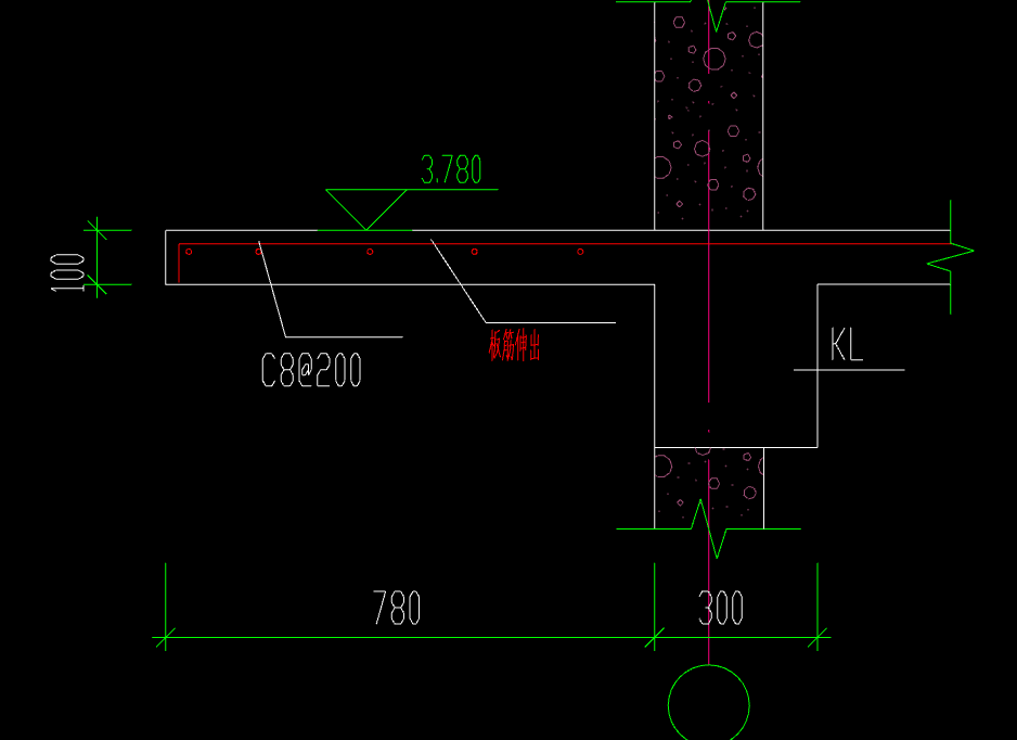 答疑：请问 这种板筋伸出如何布置？