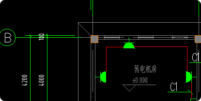答疑：添加图纸后，发现部分插座图标没导进来，原来CAD图上的插座添加进来后那个位是空的