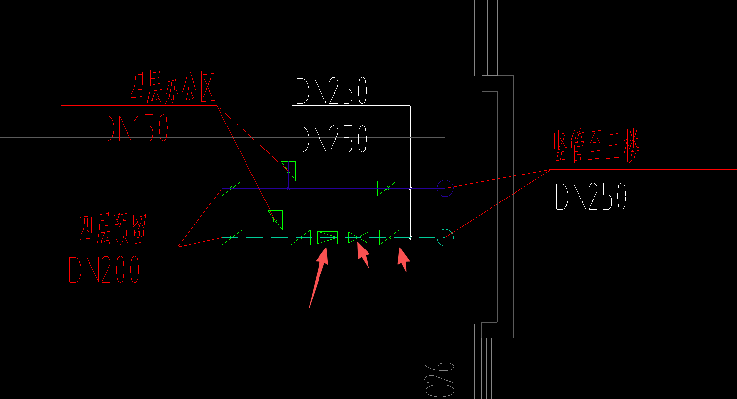 答疑：请问这两根是什么管，这些图例分别代表什么