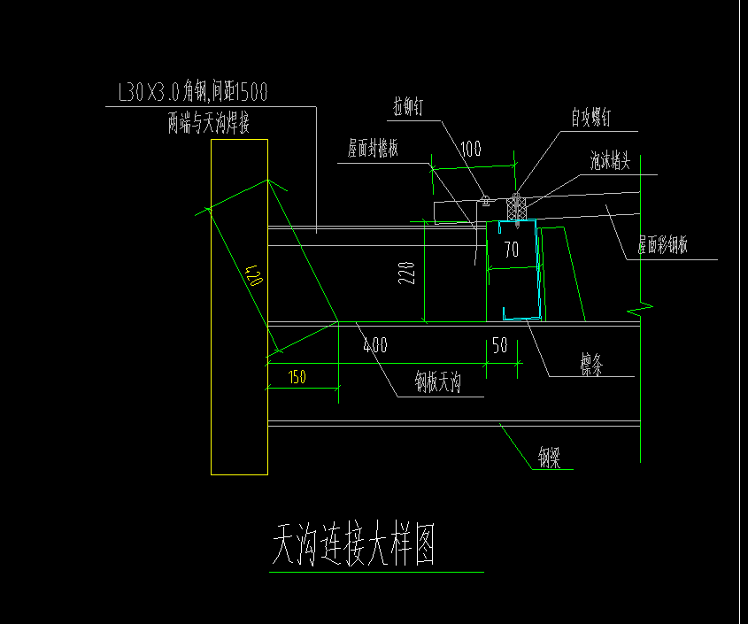 答疑：钢板天沟，是竖向横向，