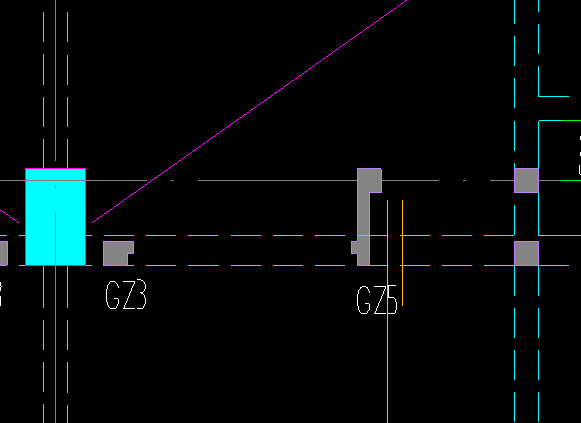 答疑：结施图中可以看出有构造柱，建施图中看不到，如果要算天棚面积，框选是否要避开构造柱