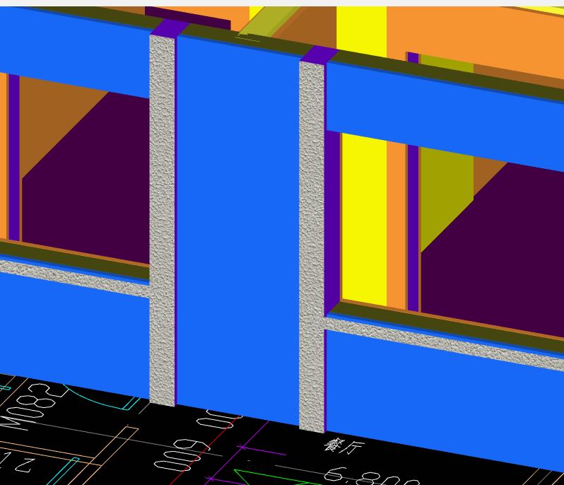 答疑：在布置了装饰墙面的情况下，在自定义贴面外漏柱，是不是计算重复