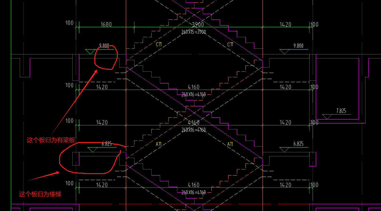 答疑：楼梯平台板的归类有梁板跟楼梯的划分，是在哪本书看到的