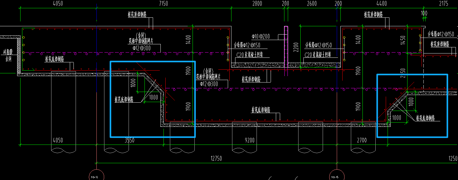 答疑：请问，广联达这样的变截面怎么画啊，坡度是从中间起的，模型只有从底部开始变截面的