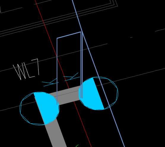 答疑：这种在墙两侧背靠背的灯具，立管需要这样计算上反一次么？还是可以只计算一个墙体厚度
