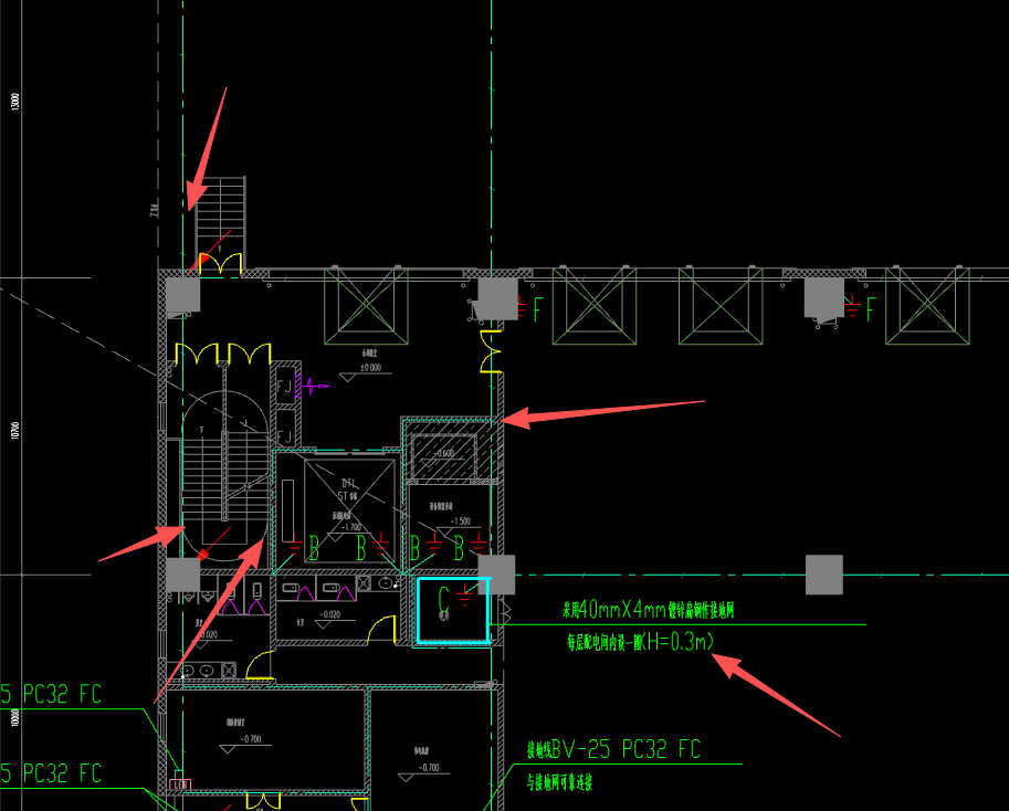 答疑：请问各位专家，配电间内设置的接地网高度是一层其他的接地网的高度吗