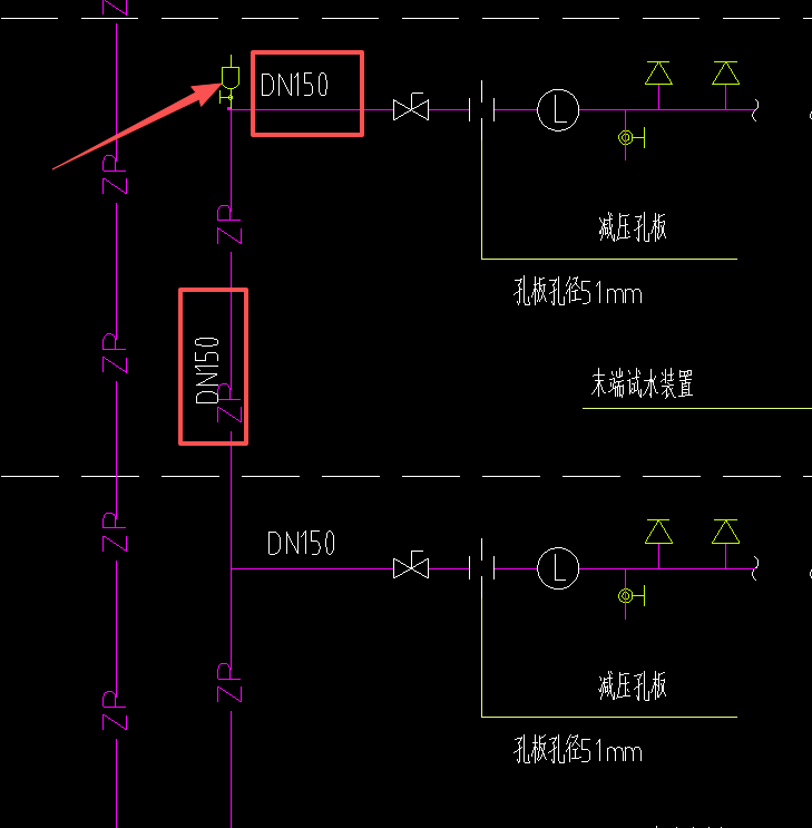 答疑：管道都是DN150的，那管道上的自动排气阀的规格是按多少给？