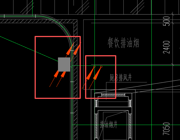 答疑：防雷引下线中双箭头和4箭头有什么区别. 如图
