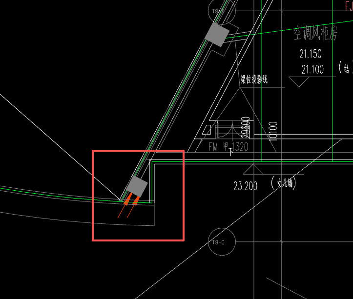 答疑：这个引下线是从下层到本层底么？   本层有没有