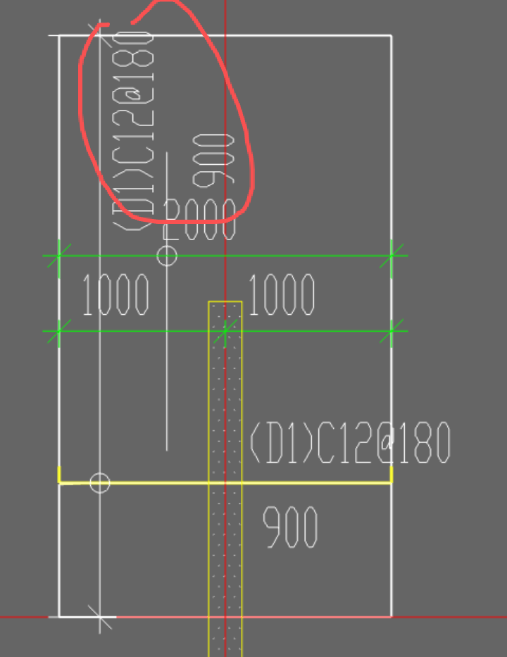 答疑：圈起来的底筋布置范围是哪里