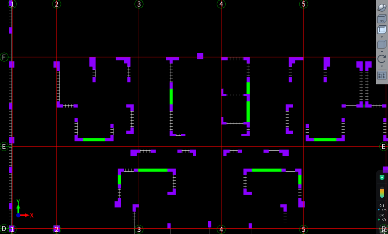 答疑：请问我这个是怎么了，进去只能看到钢筋线，我没有点钢筋三维就是这样