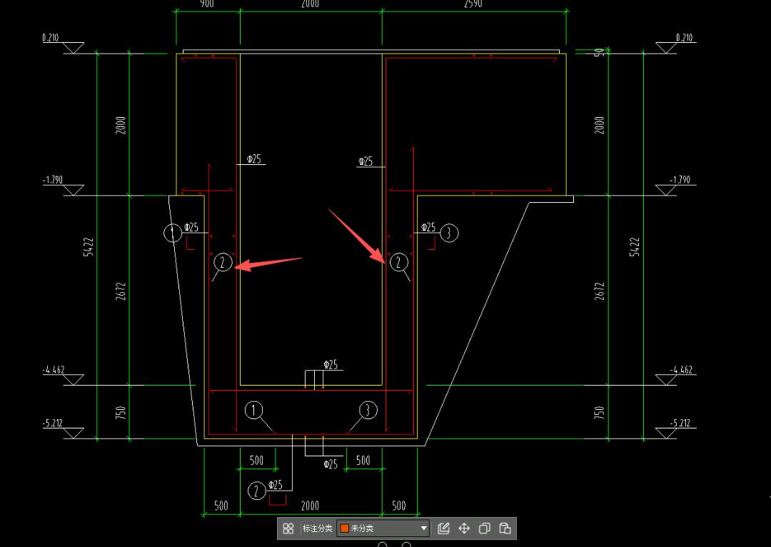 答疑：图中箭头指的②是什么意思？是断开还是直通上去呢？