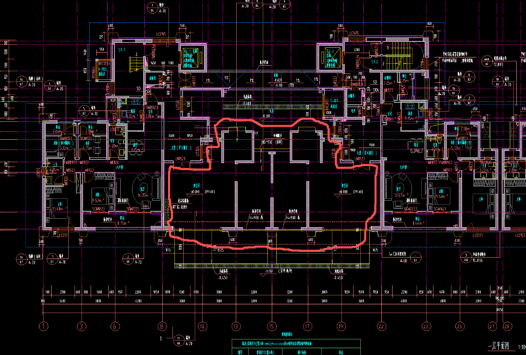 答疑：老师：这个架空层怎么算建筑面积，前后只有局部的防护栏杆，层高超过2.2米，依据？