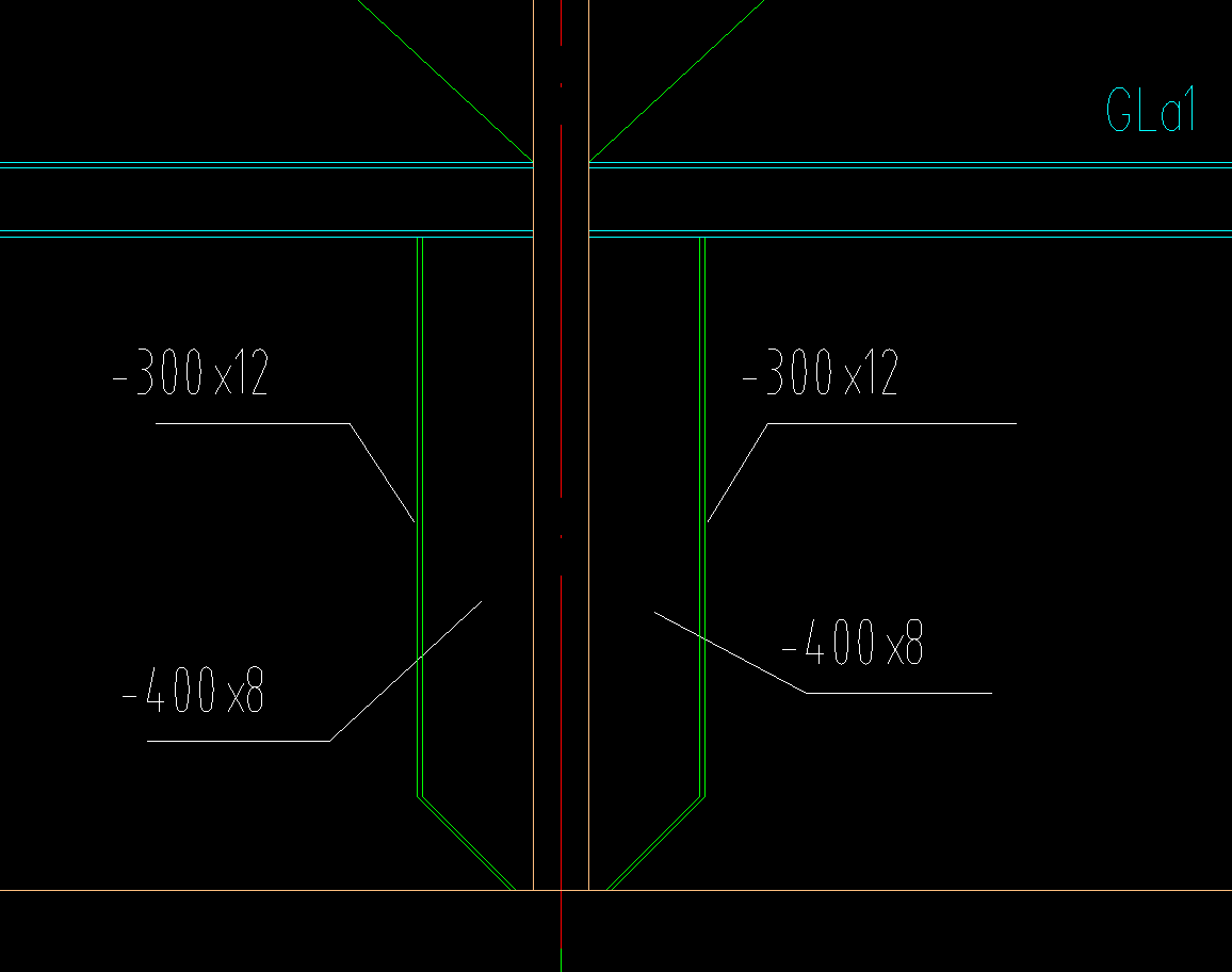 答疑：像这种钢板手算是不是7.85*300*12和7.85*400*8？