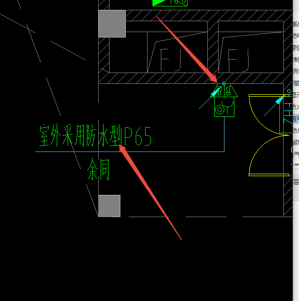 答疑：请问各位专家，这个防水型电线ip65的意思是啥，给的线路表里没有看到匹配的