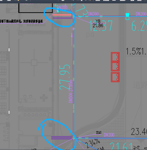 答疑：这些管线应该拉到左边吗，管径是多少