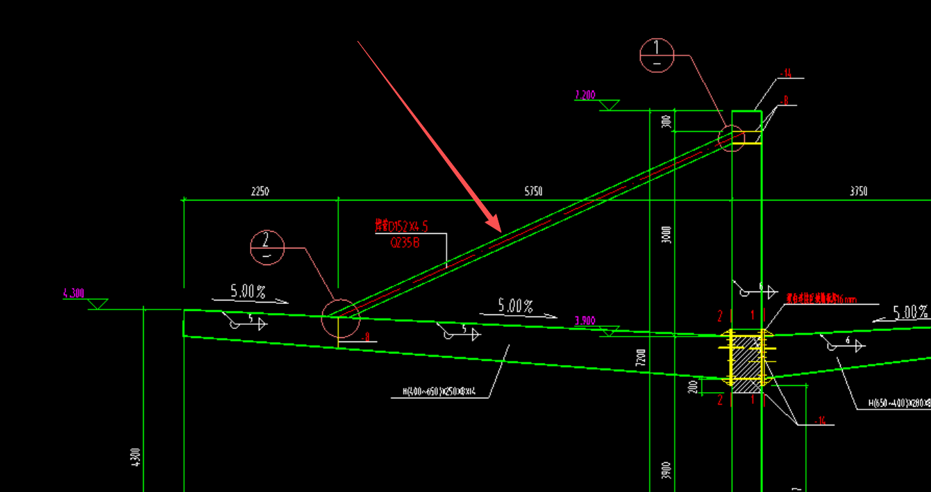答疑：请问钢梁与钢柱之间的这个杆用什么布置比较合适？？