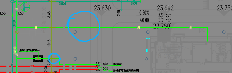 答疑：这两段管径为多少