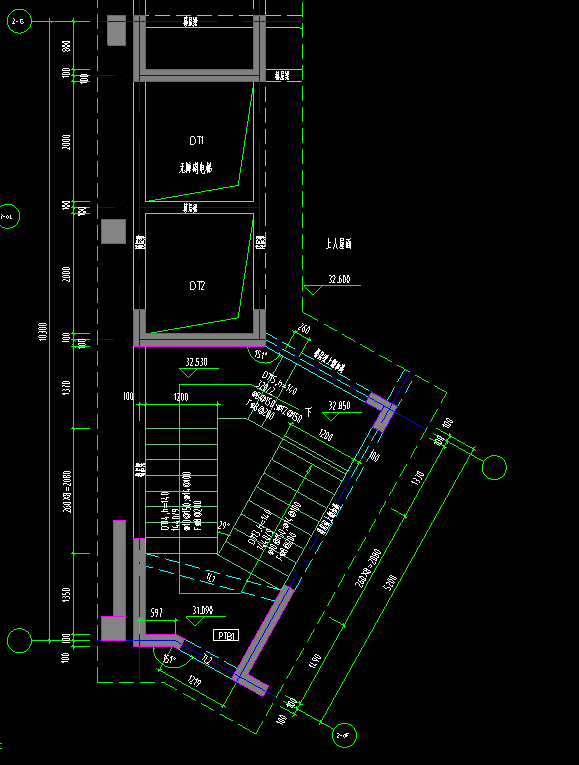 答疑：各位老师，图片中的楼梯要咋画呀